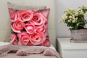 3D Подушка «Обилие роз» вид 4