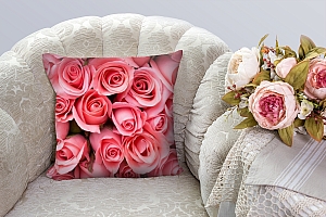 3D Подушка «Обилие роз» вид 3