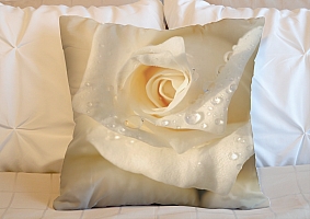 3D Подушка «Утренняя роза» вид 2