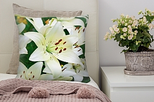 3D Подушка «Прекрасные белые лилии» вид 8
