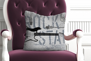 3D Подушка «ROCK STAR» вид 3