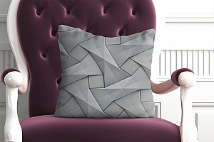 3D Подушка «Мозаика из квадратов» вид 11