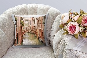 3D Подушка «Мостик в Венеции» вид 4