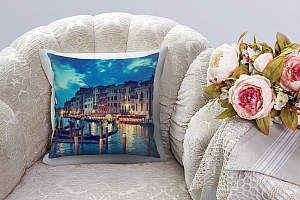 3D Подушка «Вечерняя Венеция» вид 4