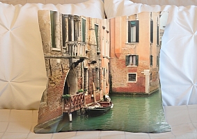 3D Подушка «Венецианский канал» вид 2