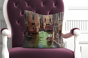 3D Подушка «Солнечный день в Венеции» вид 3