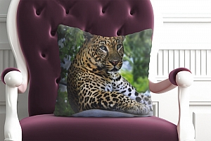 3D Подушка «Отдыхающий леопард» вид 6