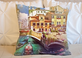 3D Подушка «Цветущая Венеция» вид 5