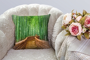 3D Подушка «Сквозь бамбуковую рощу» вид 4