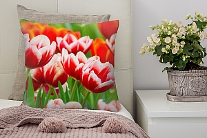3D Подушка «Красивые тюльпаны» вид 7