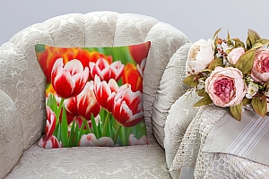 3D Подушка «Красивые тюльпаны» вид 6