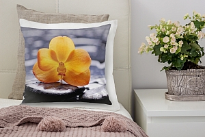 3D Подушка «Яркая орхидея» вид 3