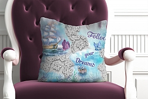 3D Подушка «Мечты о приключениях» вид 6