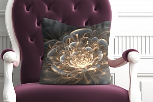 3D Подушка «Магический цветок» вид 3