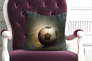 3D Подушка «Футбольный мяч» вид 3