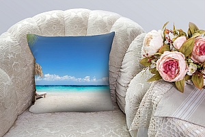 3D Подушка «Шезлонги на пляже» вид 8