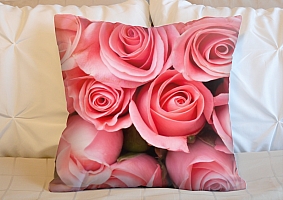 3D Подушка «Букет роз»                                           вид 2