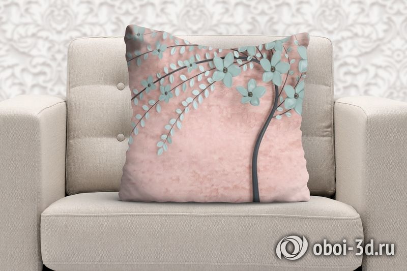 3D Подушка «Цветущее дерево» вид 2