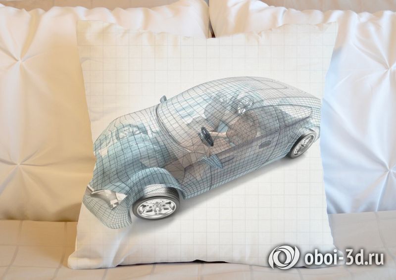 3D Подушка «Авто 3D модель» вид 5