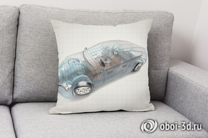 3D Подушка «Авто 3D модель» вид 2