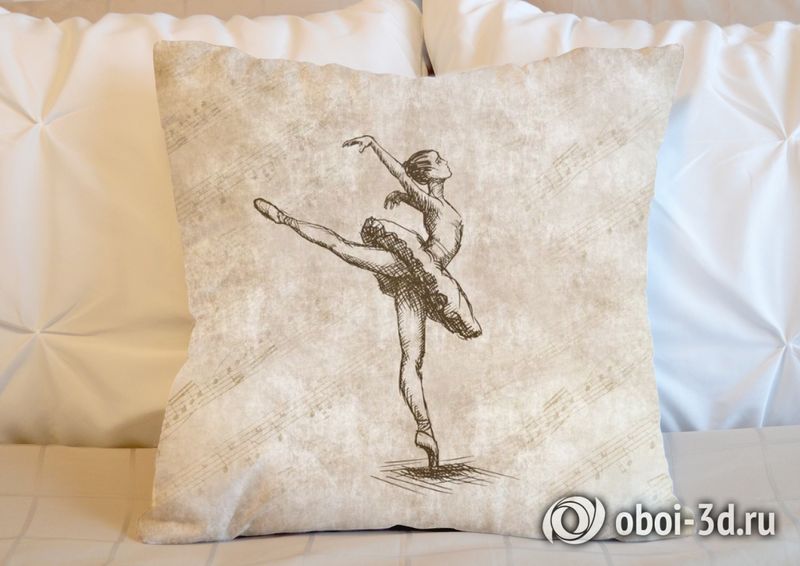 3D Подушка «Мелодия балета» вид 5
