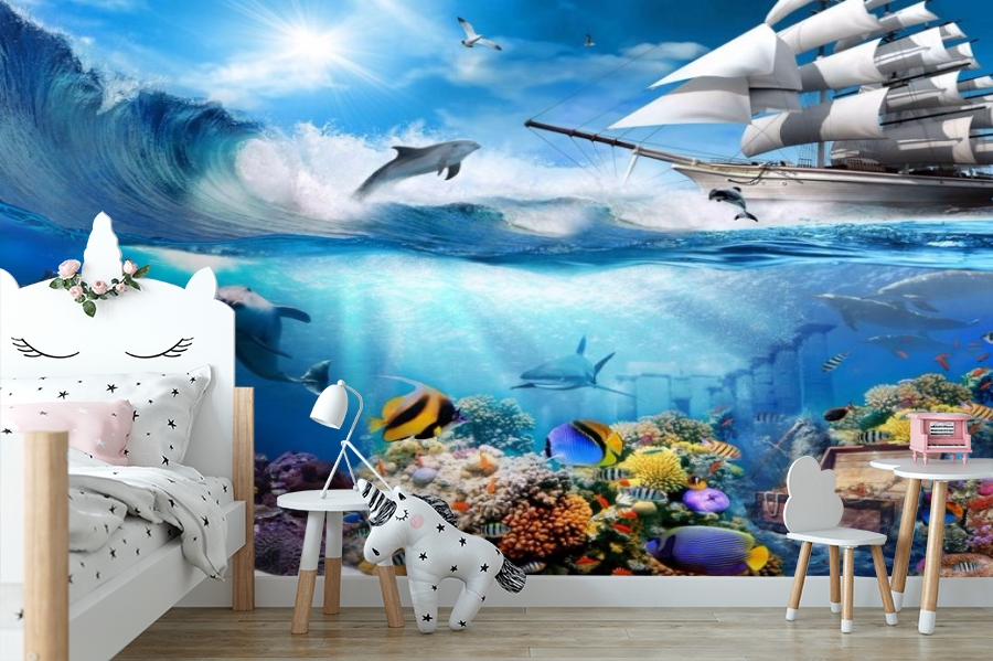 3D Фотообои «Морские глубины» вид 4