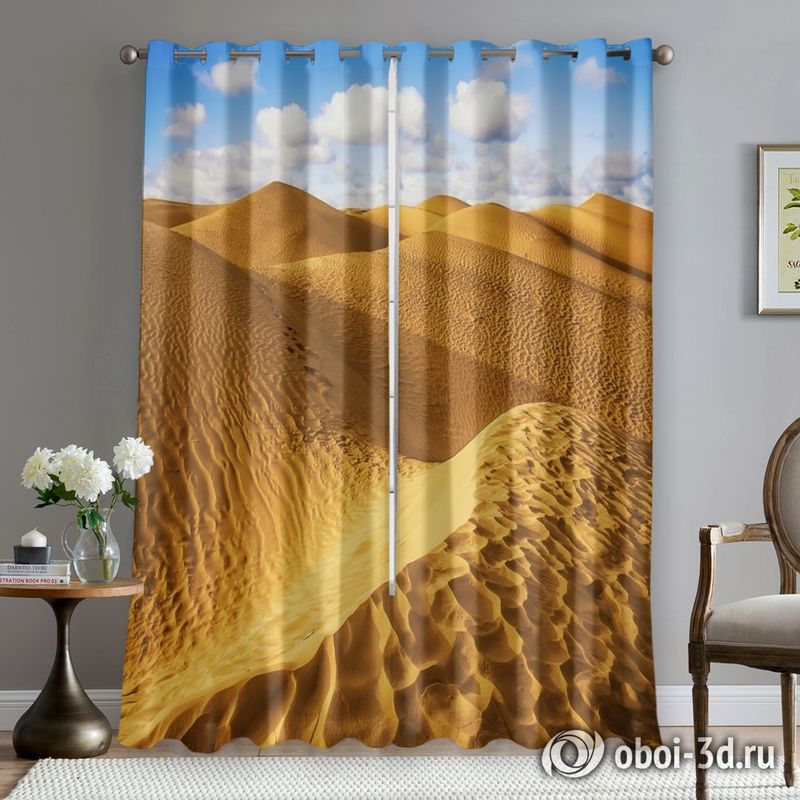Фотошторы «Пески пустыни» вид 5