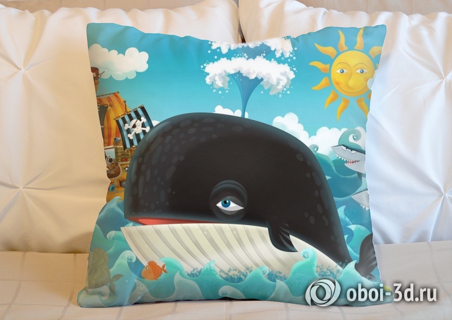3D Подушка «Пираты и кит»  вид 4