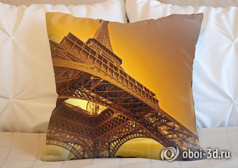 3D Подушка «Париж» вид 2