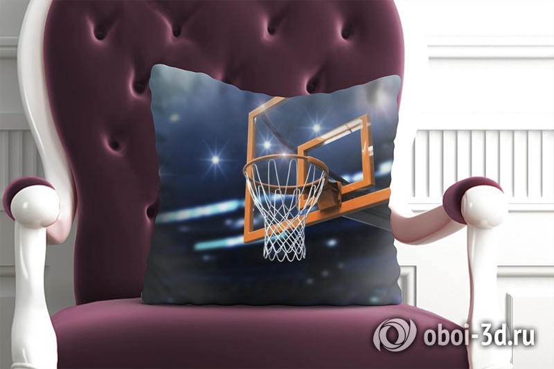 3D Подушка «Баскетбол»  вид 3