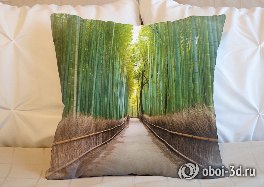 3D Подушка «Бамбуковый лес»  вид 2