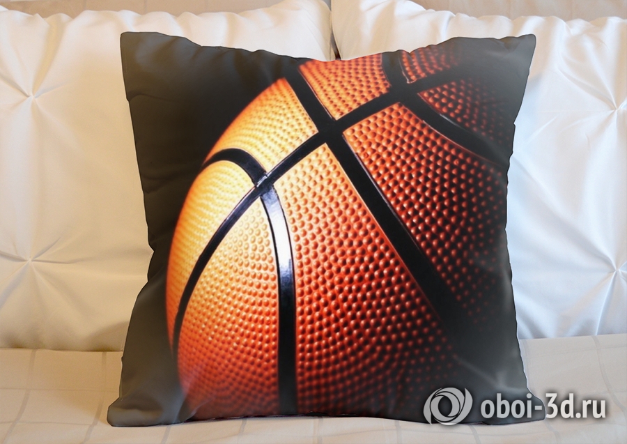 3D Подушка «Баскетбольный мяч»  вид 2