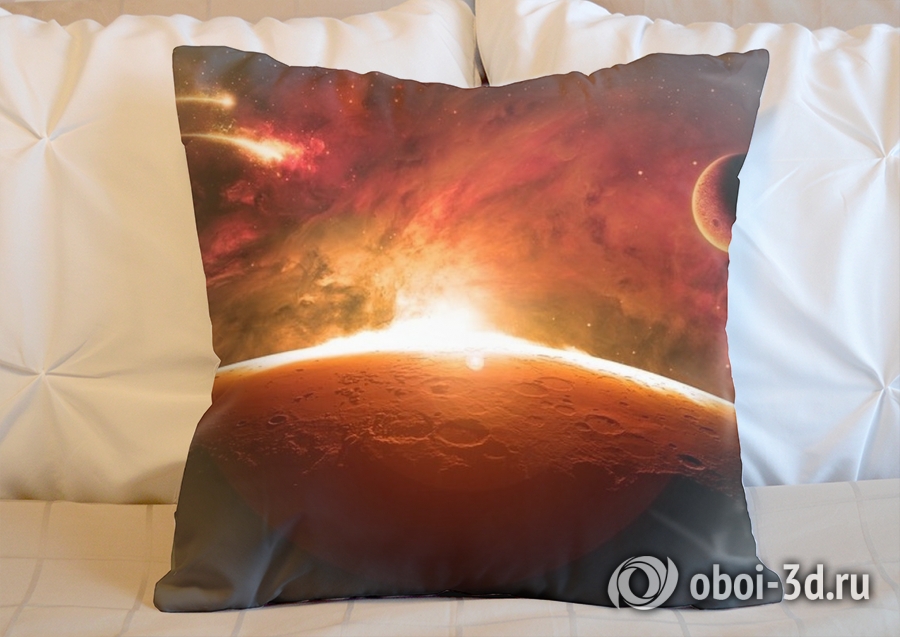 3D Подушка «Рассвет на Марсе» вид 4
