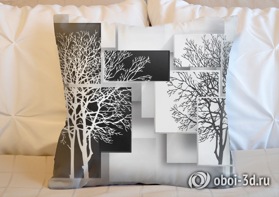 3D Подушка «Деревья в стиле модерн» вид 5