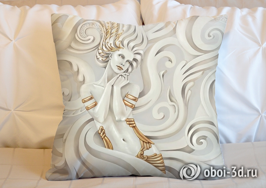 3D Подушка «Мечтающая богиня» вид 4