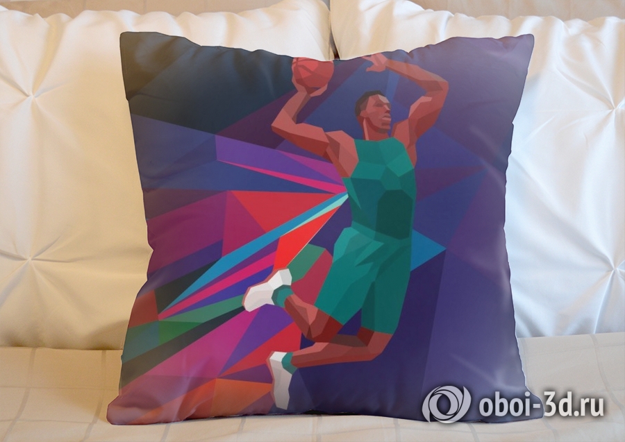 3D Подушка «Баскетболист» вид 10