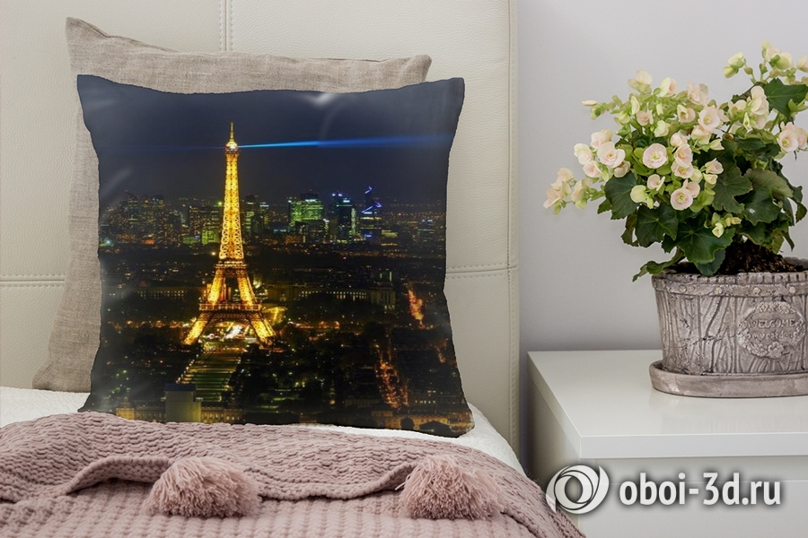 3D Подушка «Ночь в Париже» вид 5