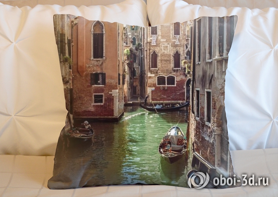 3D Подушка «Солнечный день в Венеции» вид 2