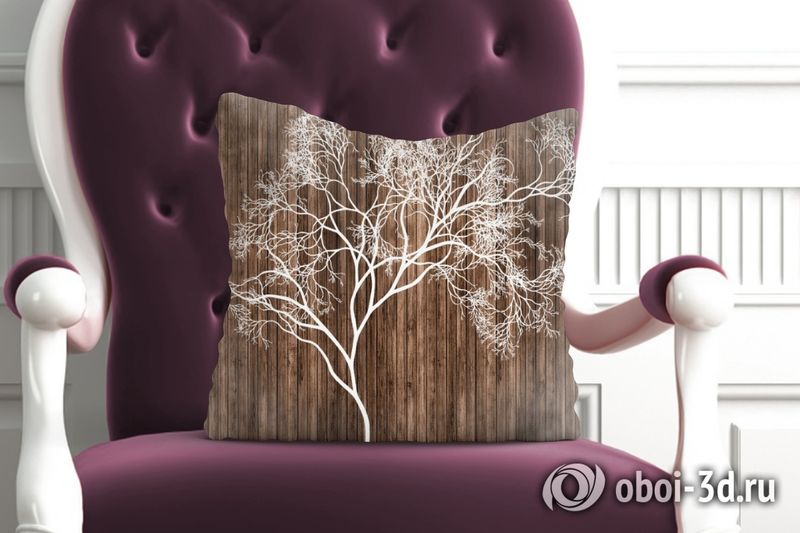 3D Подушка «Дизайнерское дерево» вид 2