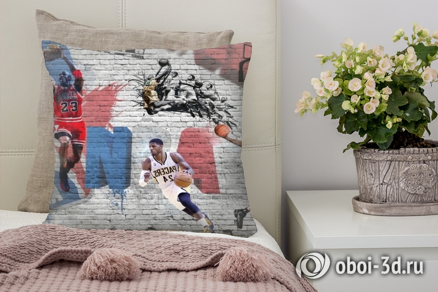 3D Подушка «Игроки NBA» вид 5