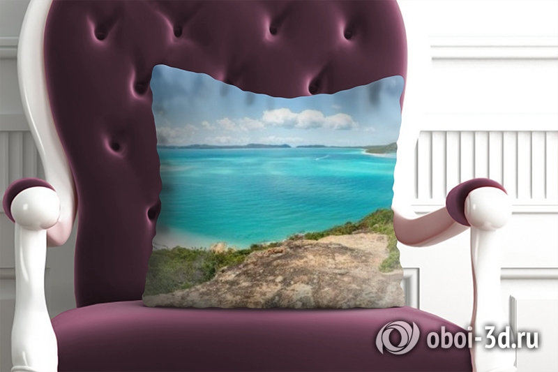 3D Подушка «Прибрежная панорама» вид 7