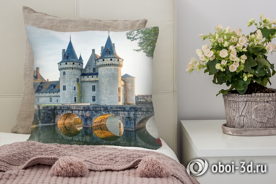 3D Подушка «Замок Сюлли-сюр-Луар» вид 5