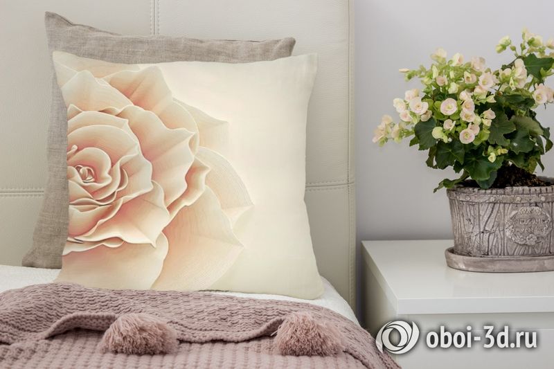 3D Подушка «Изысканная роза» вид 5