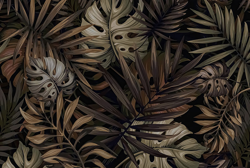 3D Фотообои 3D Фотообои «Тропический гербарий»  